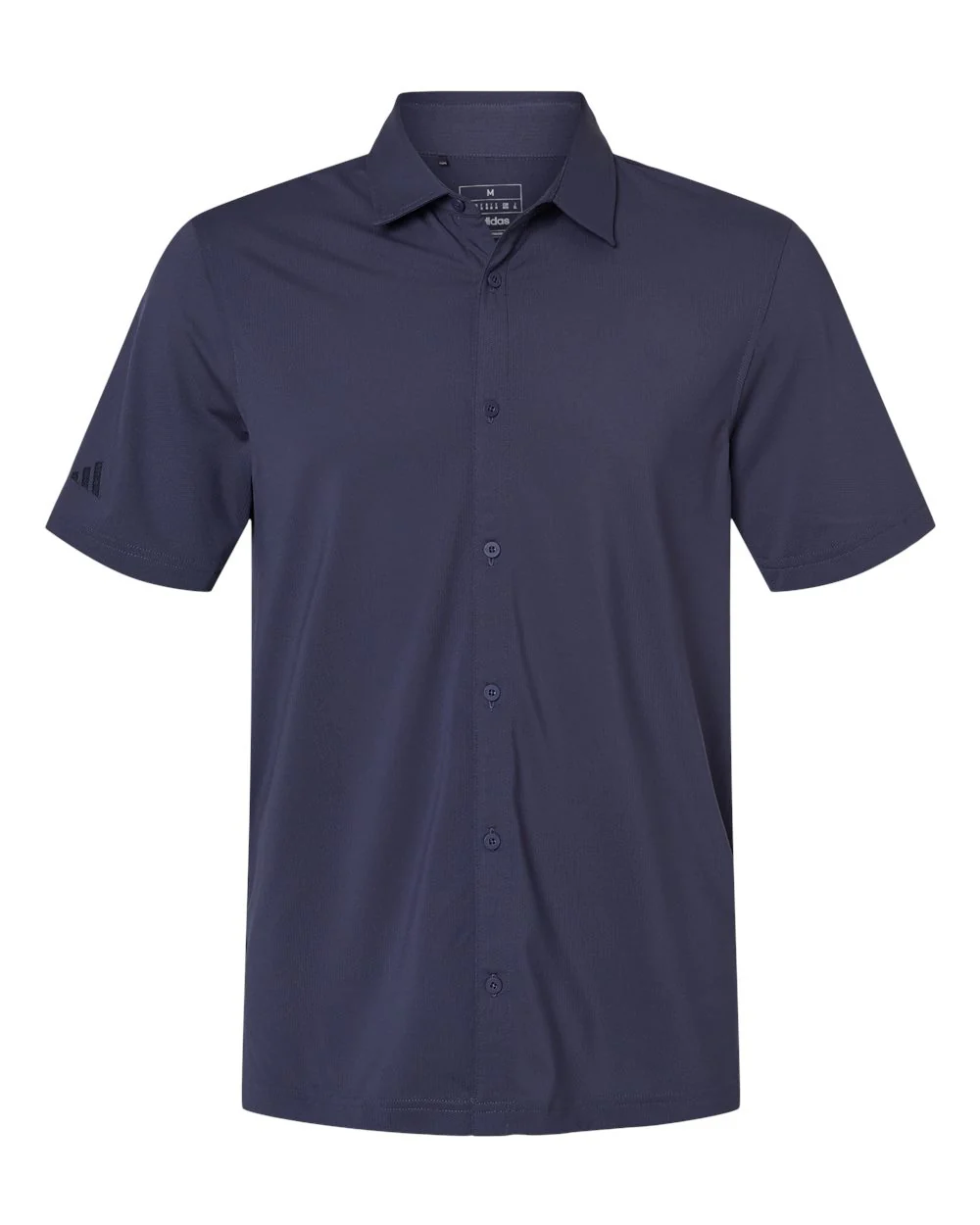 Adidas-A595-Button Down Short Sleeve Shirt - Image 14