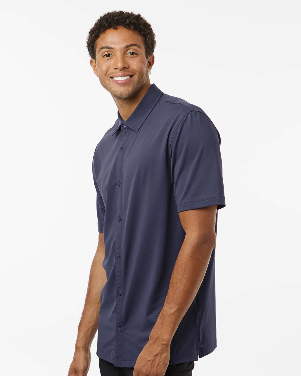 Adidas-A595-Button Down Short Sleeve Shirt - Image 18