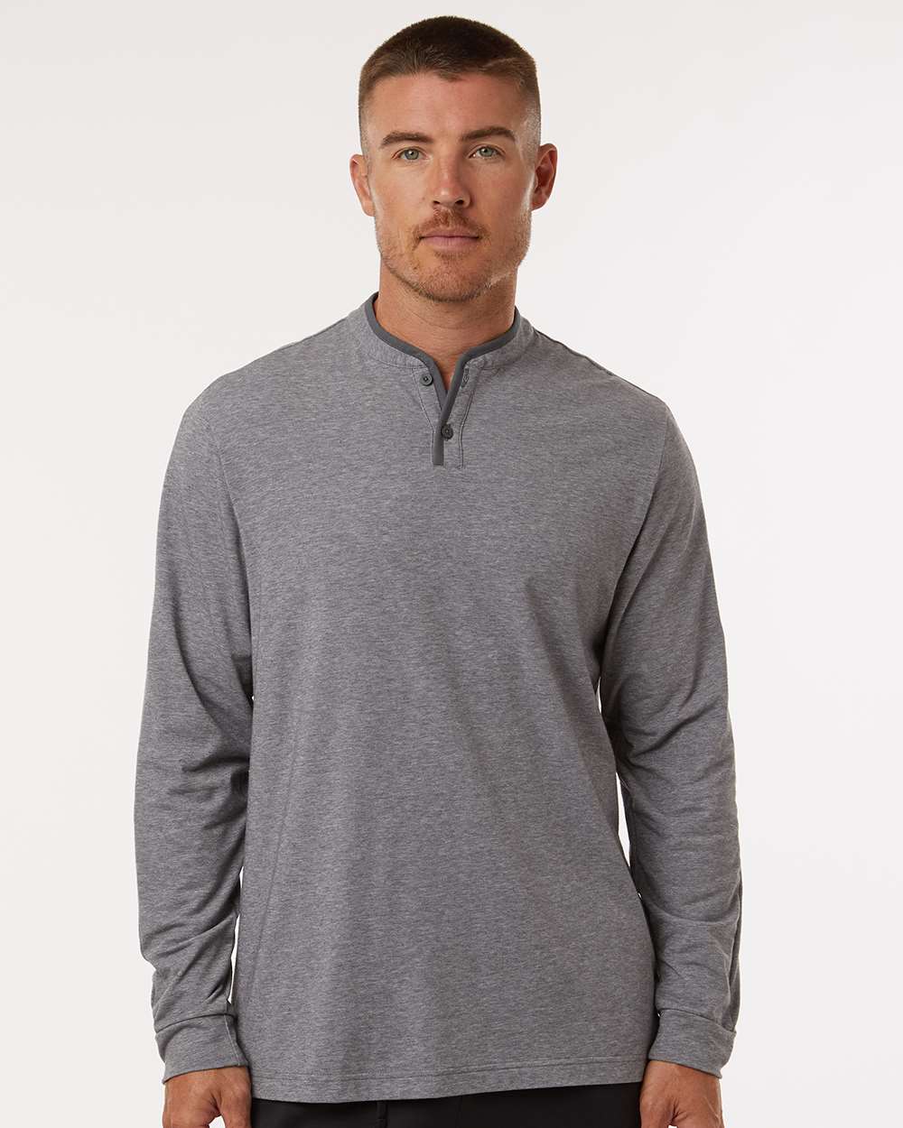Adidas-A597-Henley Long Sleeve Tee - Image 17