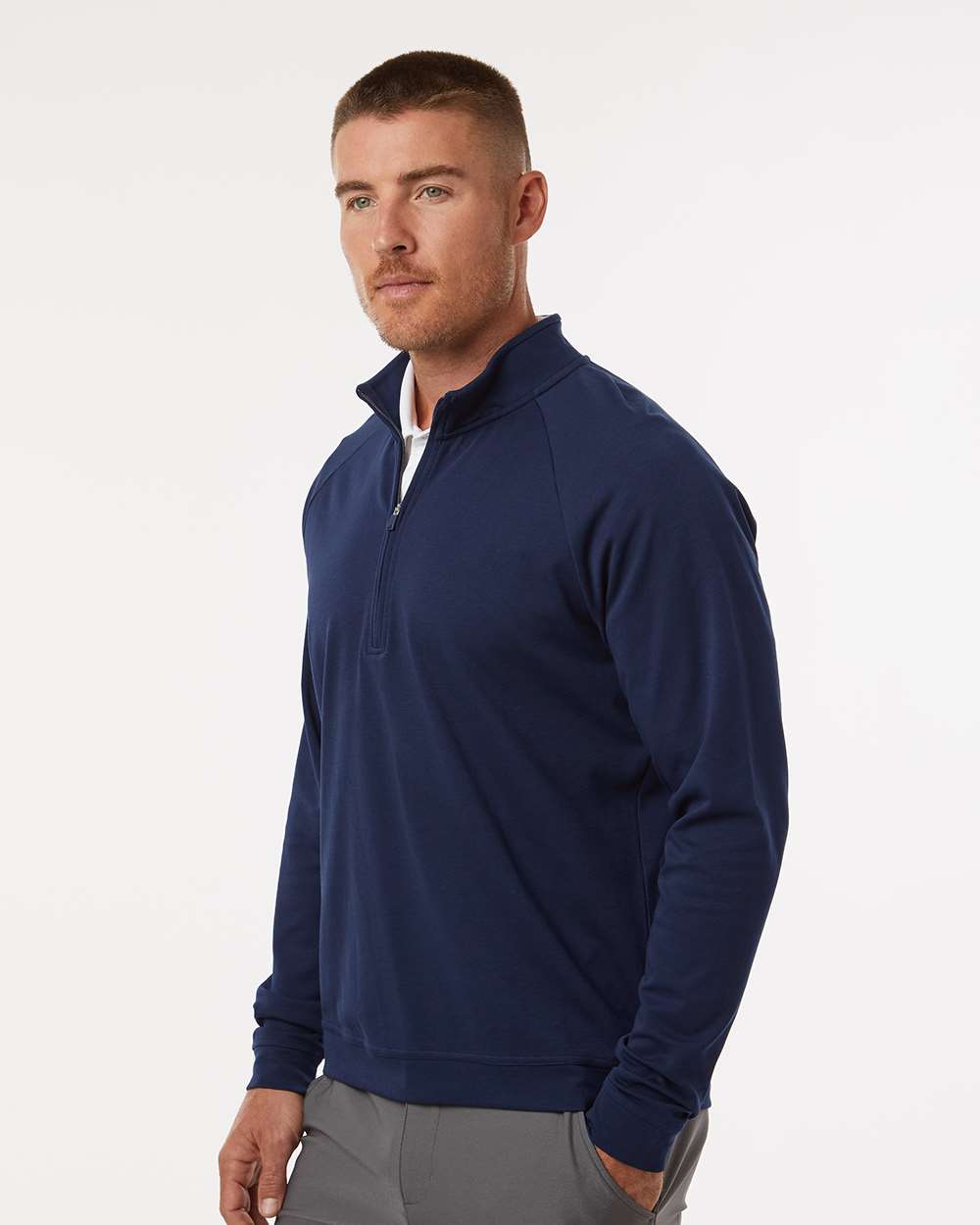 Adidas-A598-Club Quarter-Zip Pullover - Image 12