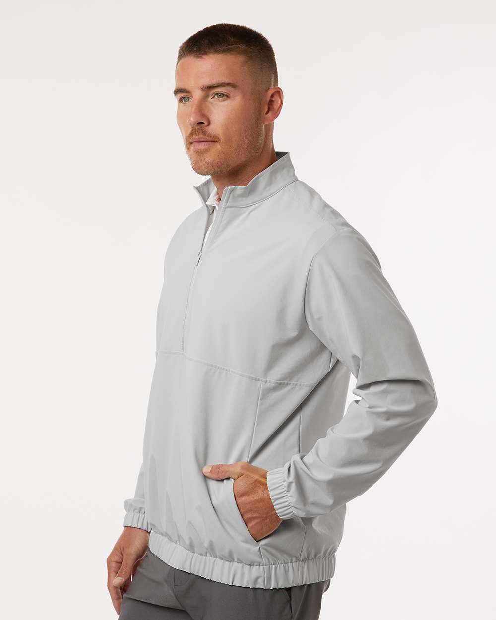 Adidas-A705-Woven Half-Zip Pullover - Image 9