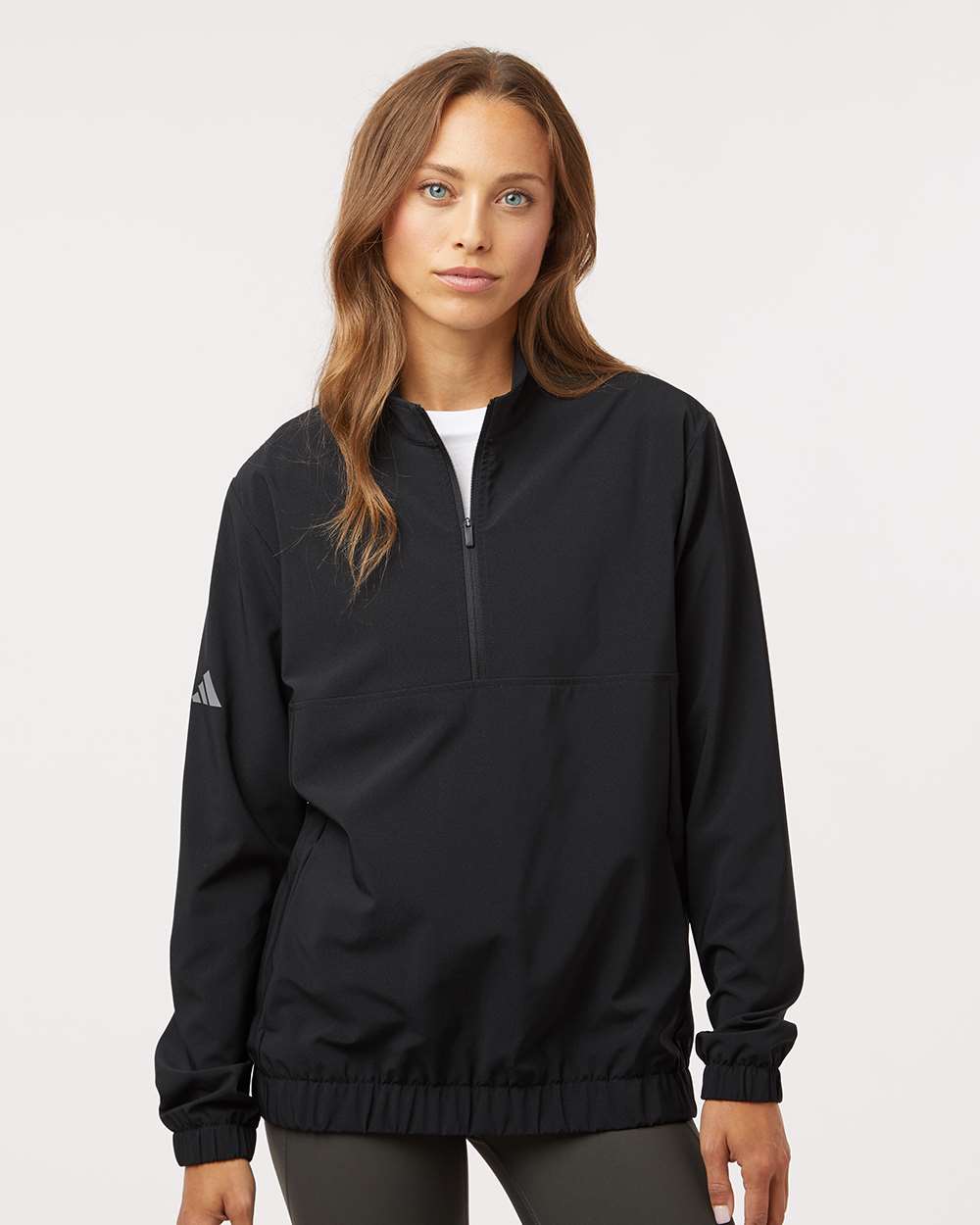 Adidas-A706-Women's Woven Half-Zip Pullover - Image 5