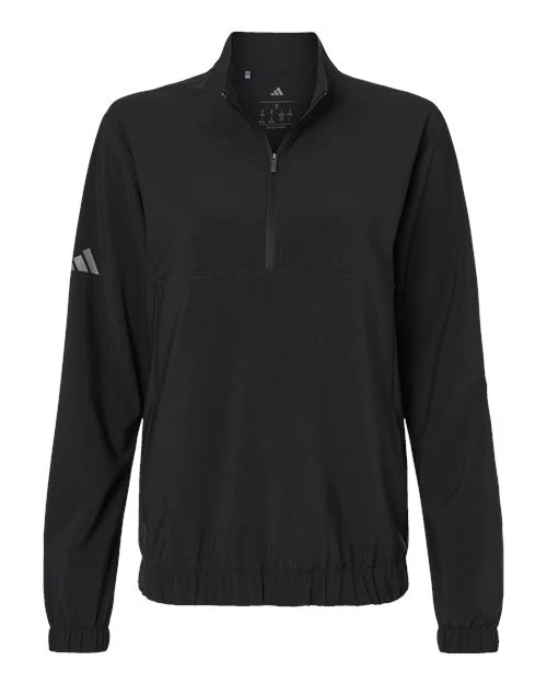 Adidas-A706-Women's Woven Half-Zip Pullover - Image 8