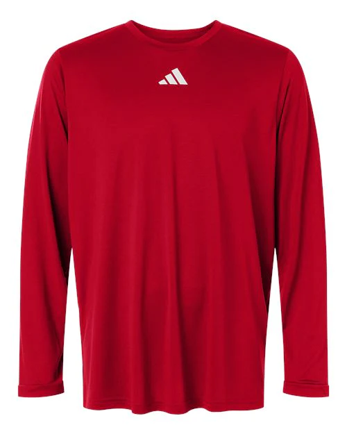 Adidas-AT104-Men's Pregame Long Sleeve T-Shirt - Image 3