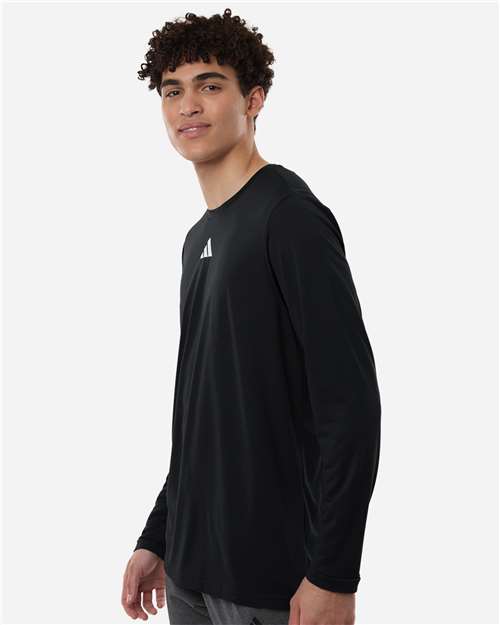 Adidas-AT104-Men's Pregame Long Sleeve T-Shirt - Image 5