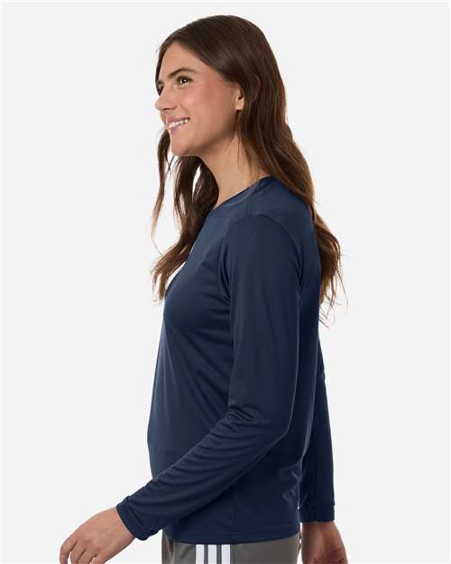 Adidas-AT105-Women's Pregame Long Sleeve T-Shirt - Image 4