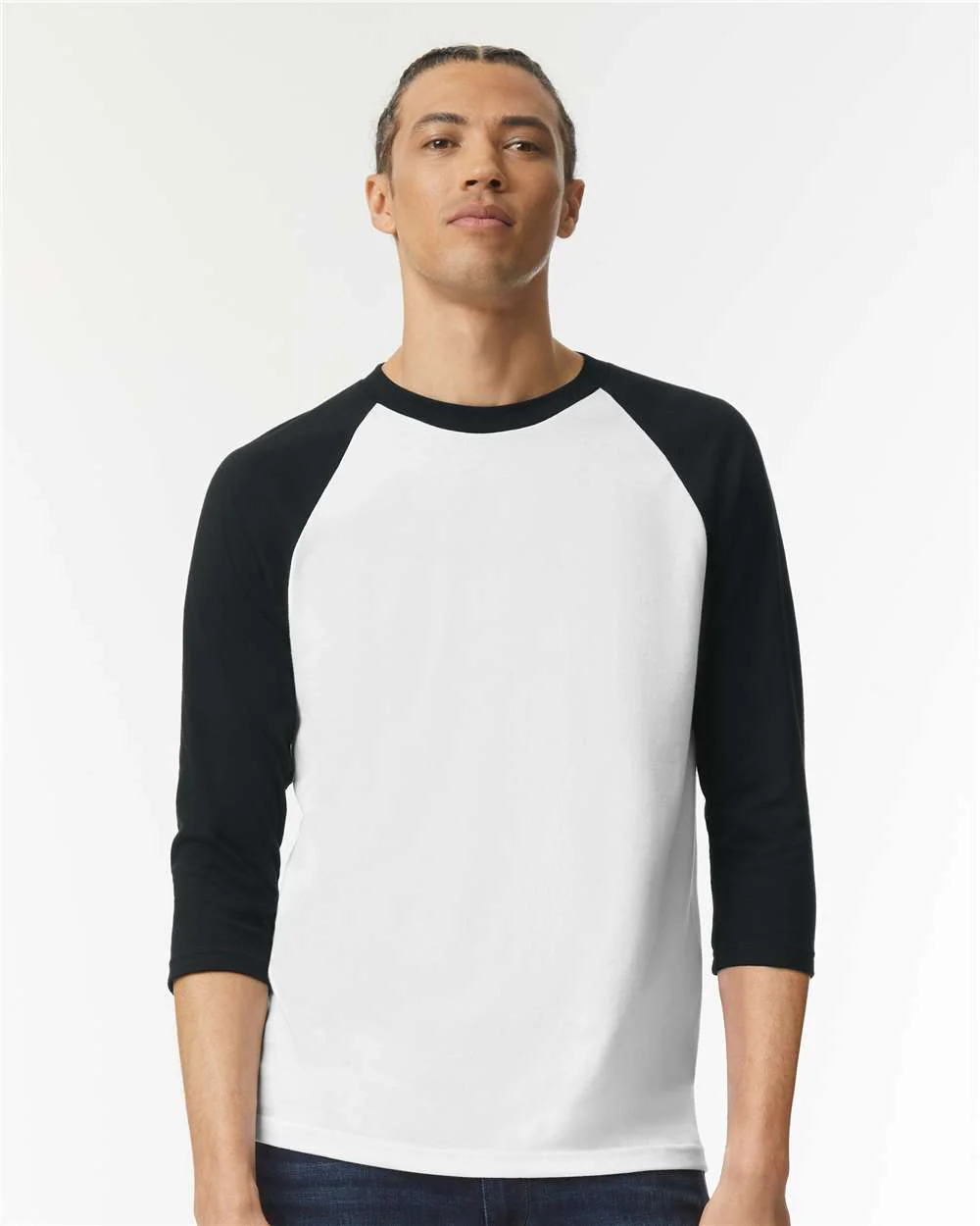 American Apparel-2003CVC-CVC Three-Quarter Sleeve Tee - Image 23
