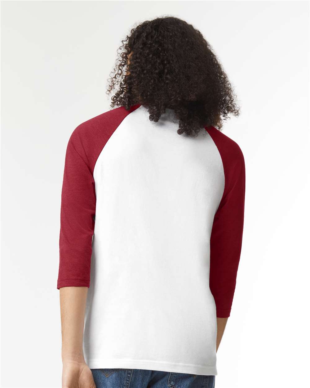 American Apparel-2003CVC-CVC Three-Quarter Sleeve Tee - Image 31