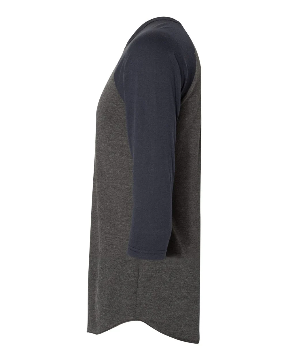 American Apparel-BB453W-50/50 Raglan Three-Quarter Sleeve Tee - Image 10