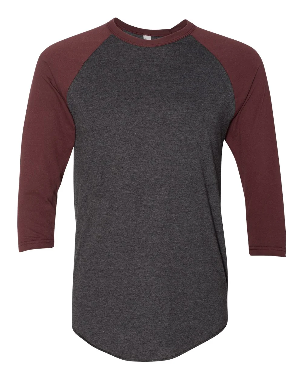 American Apparel-BB453W-50/50 Raglan Three-Quarter Sleeve Tee - Image 11