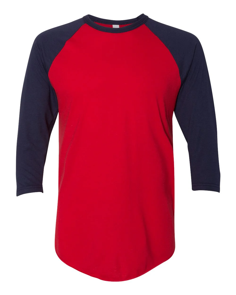 American Apparel-BB453W-50/50 Raglan Three-Quarter Sleeve Tee - Image 23