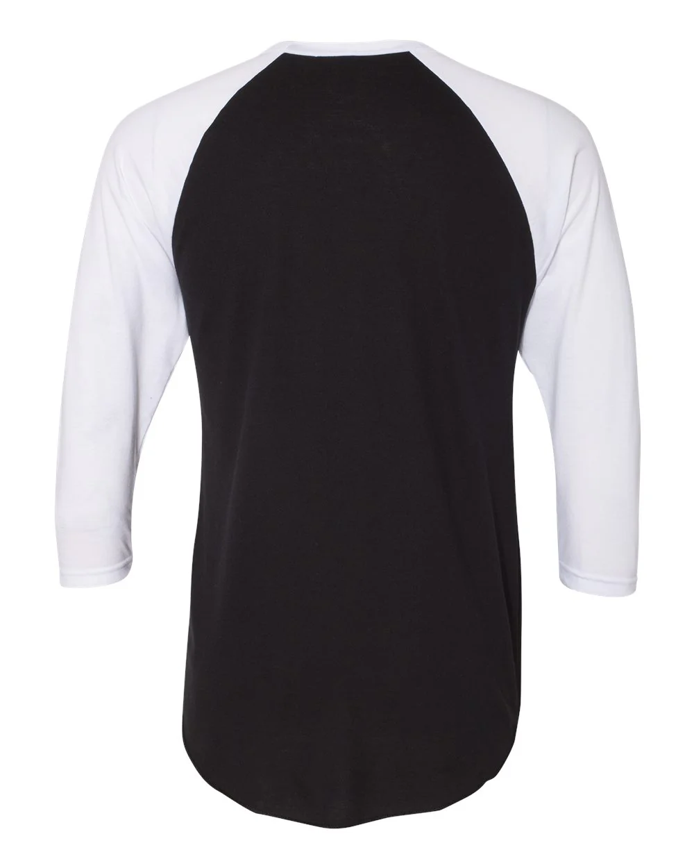American Apparel-BB453W-50/50 Raglan Three-Quarter Sleeve Tee - Image 3