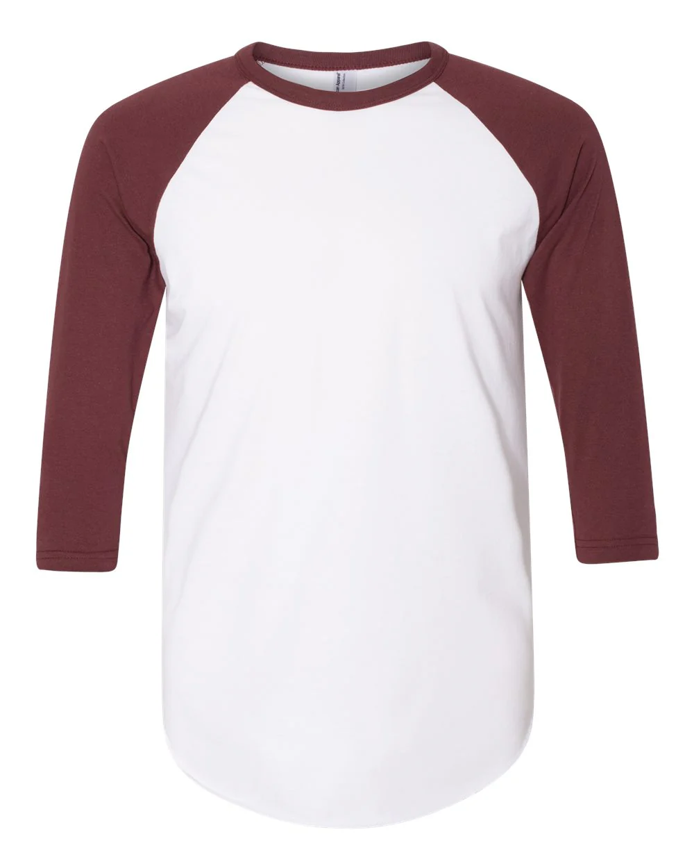 American Apparel-BB453W-50/50 Raglan Three-Quarter Sleeve Tee - Image 38
