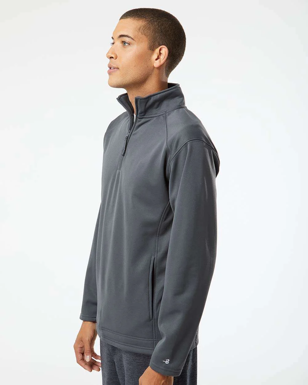 Badger-1480-Performance Fleece Quarter-Zip Pullover - Image 9
