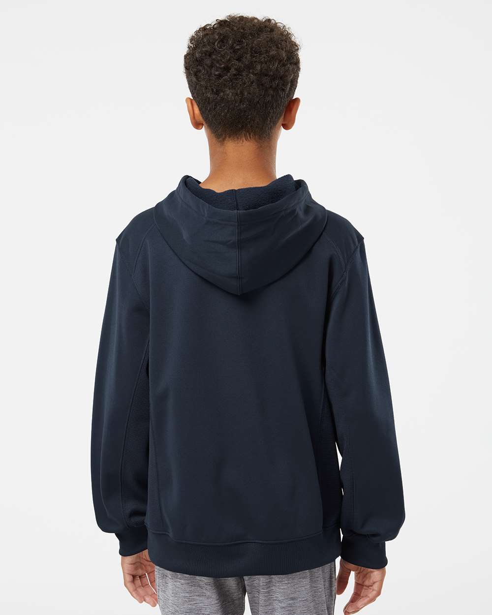 Badger-2454-Youth Performance Fleece Hooded Sweatshirt - Image 10