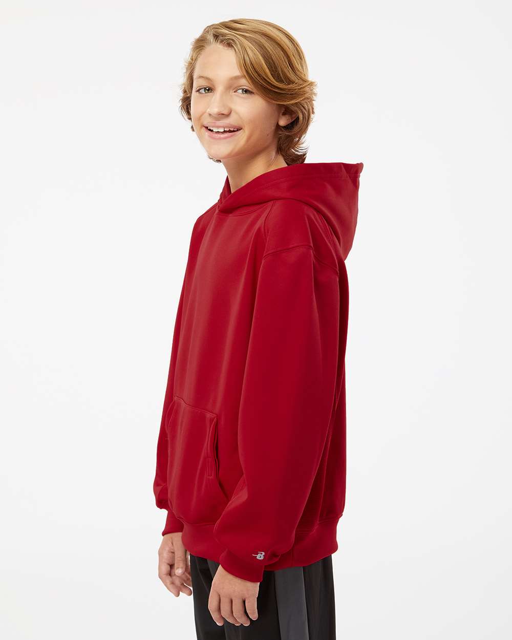 Badger-2454-Youth Performance Fleece Hooded Sweatshirt - Image 15