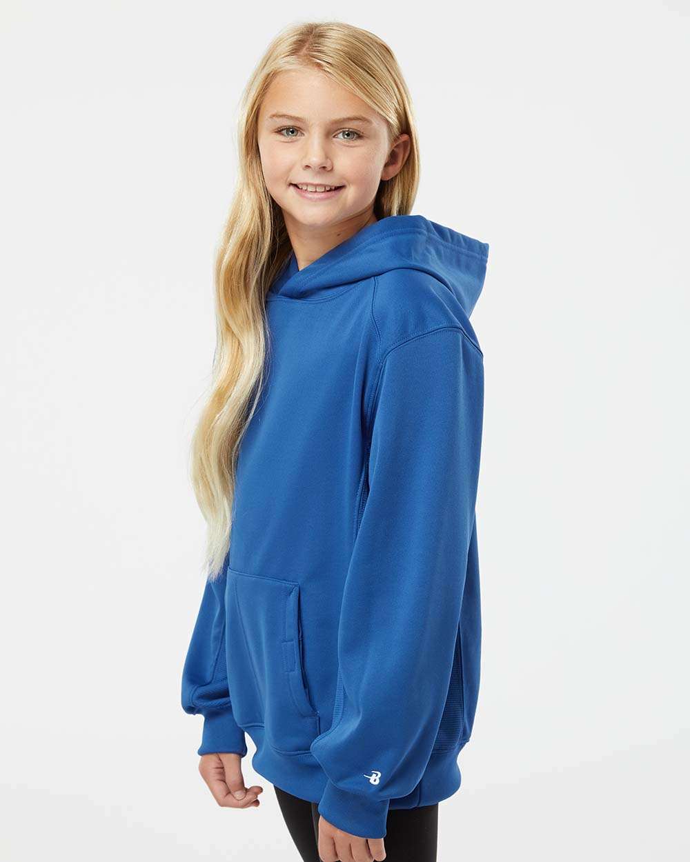 Badger-2454-Youth Performance Fleece Hooded Sweatshirt - Image 21