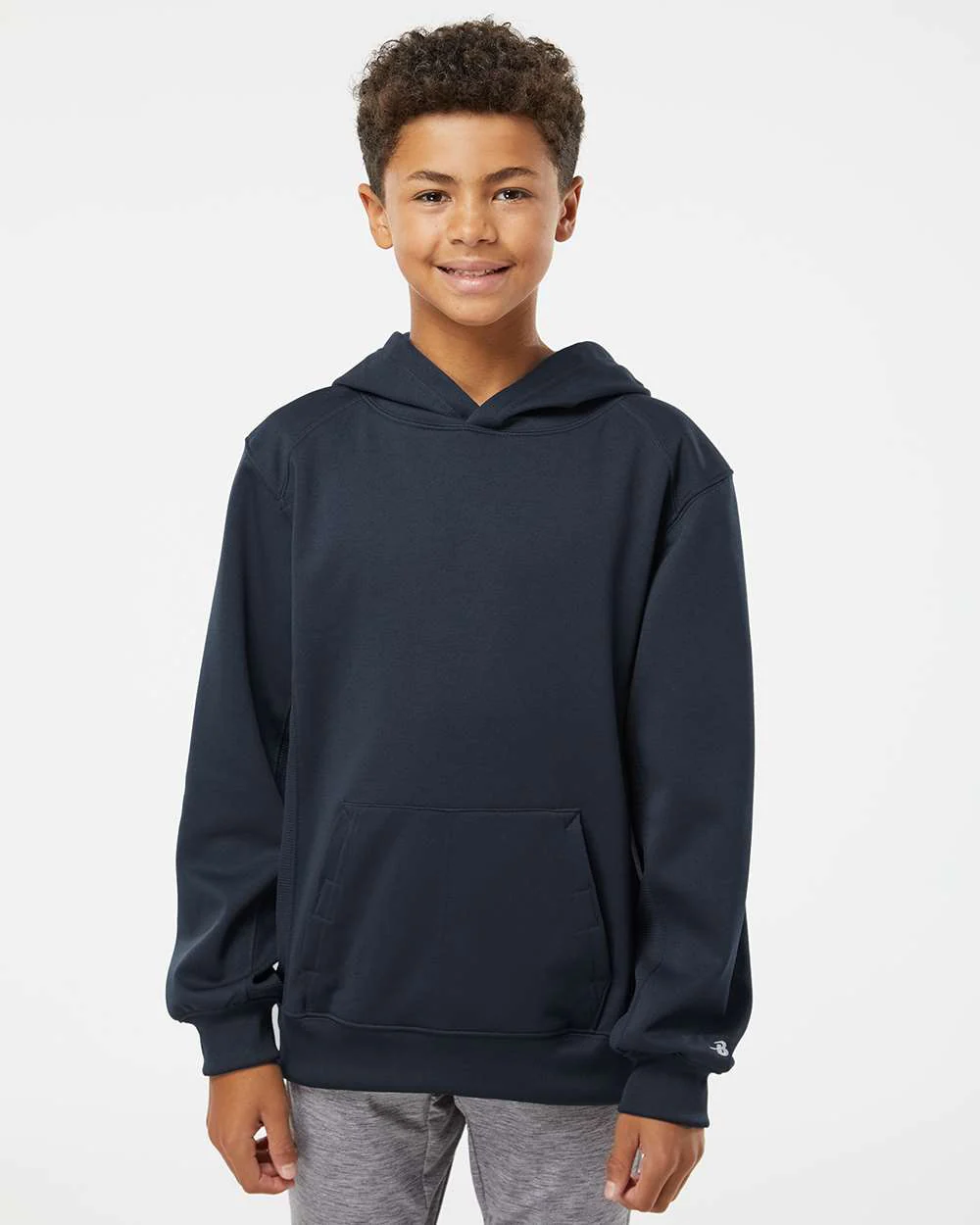 Badger-2454-Youth Performance Fleece Hooded Sweatshirt - Image 8