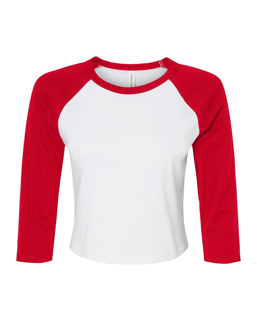 BELLA + CANVAS-1200-Women's Micro Rib 3/4 Raglan Sleeve Baby Tee - Image 32