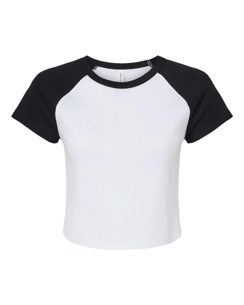 BELLA + CANVAS-1201-Women's Micro Rib Raglan Baby Tee - Image 14