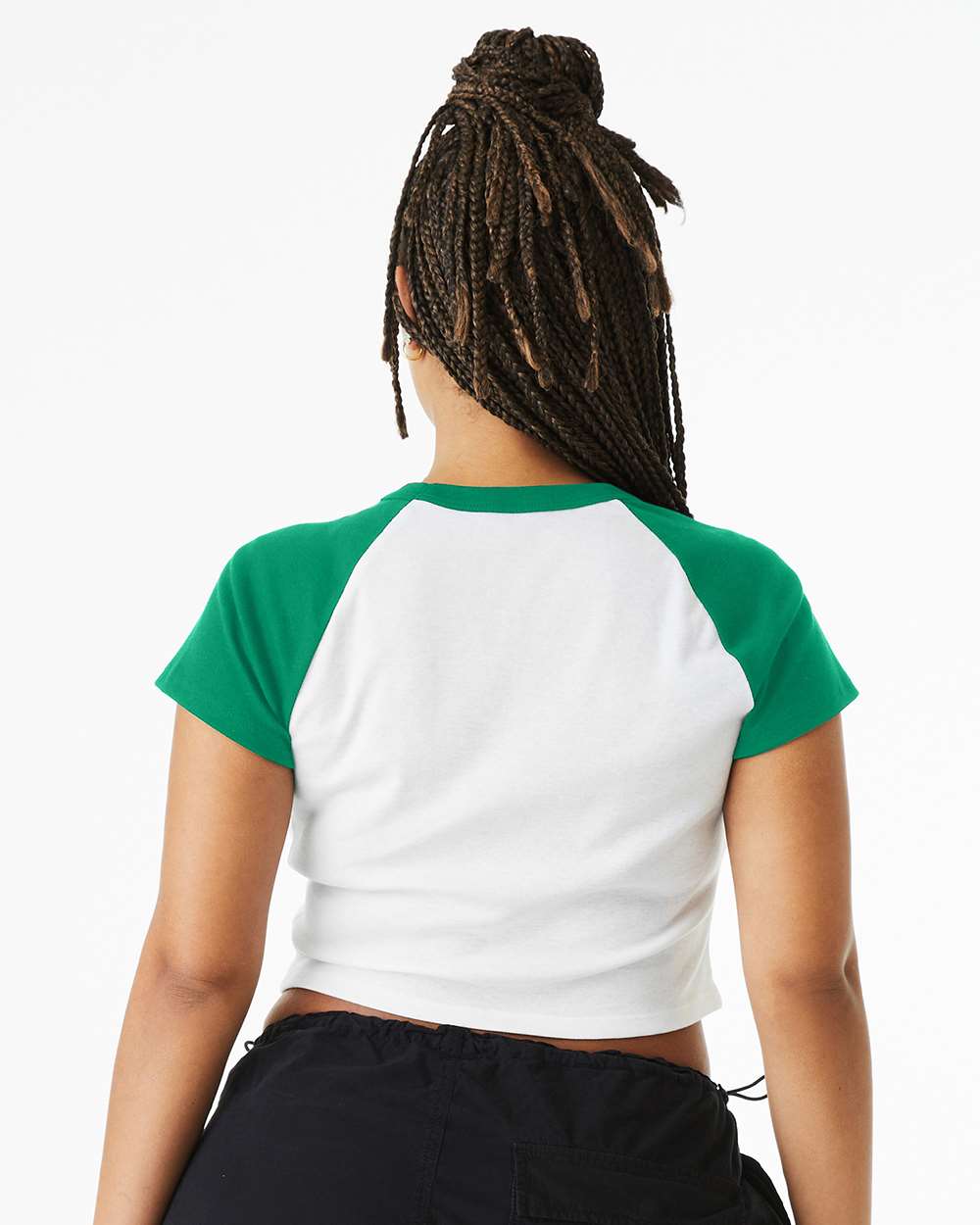 BELLA + CANVAS-1201-Women's Micro Rib Raglan Baby Tee - Image 25