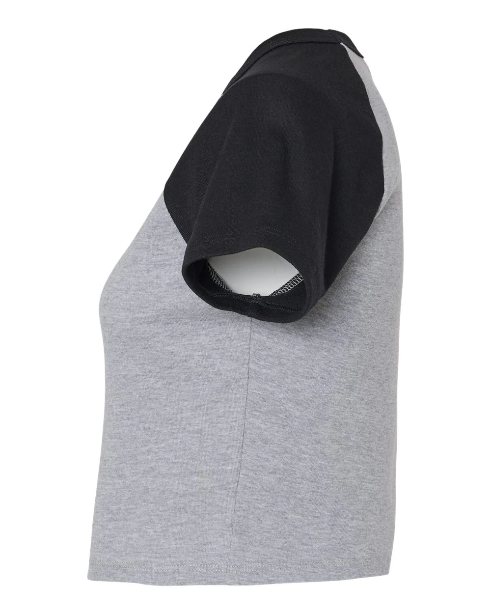 BELLA + CANVAS-1201-Women's Micro Rib Raglan Baby Tee - Image 4