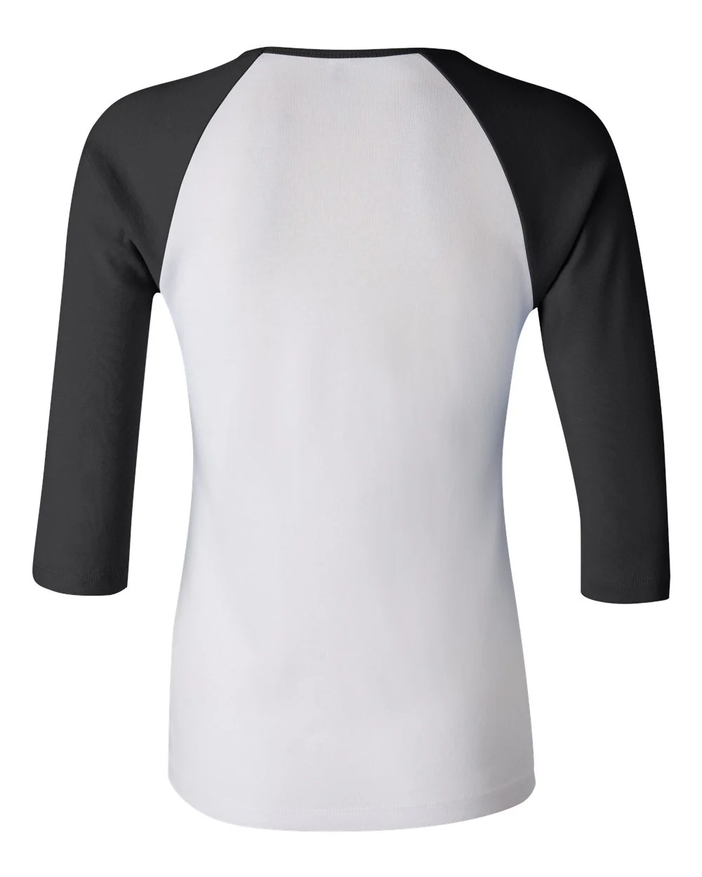 BELLA + CANVAS-2000-Women’s 1X1 Baby Rib Raglan Three-Quarter Sleeve Tee - Image 6