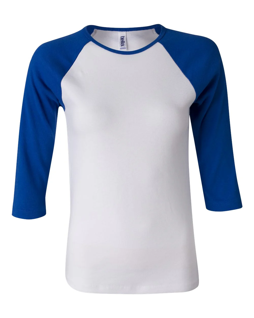 BELLA + CANVAS-2000-Women’s 1X1 Baby Rib Raglan Three-Quarter Sleeve Tee - Image 8