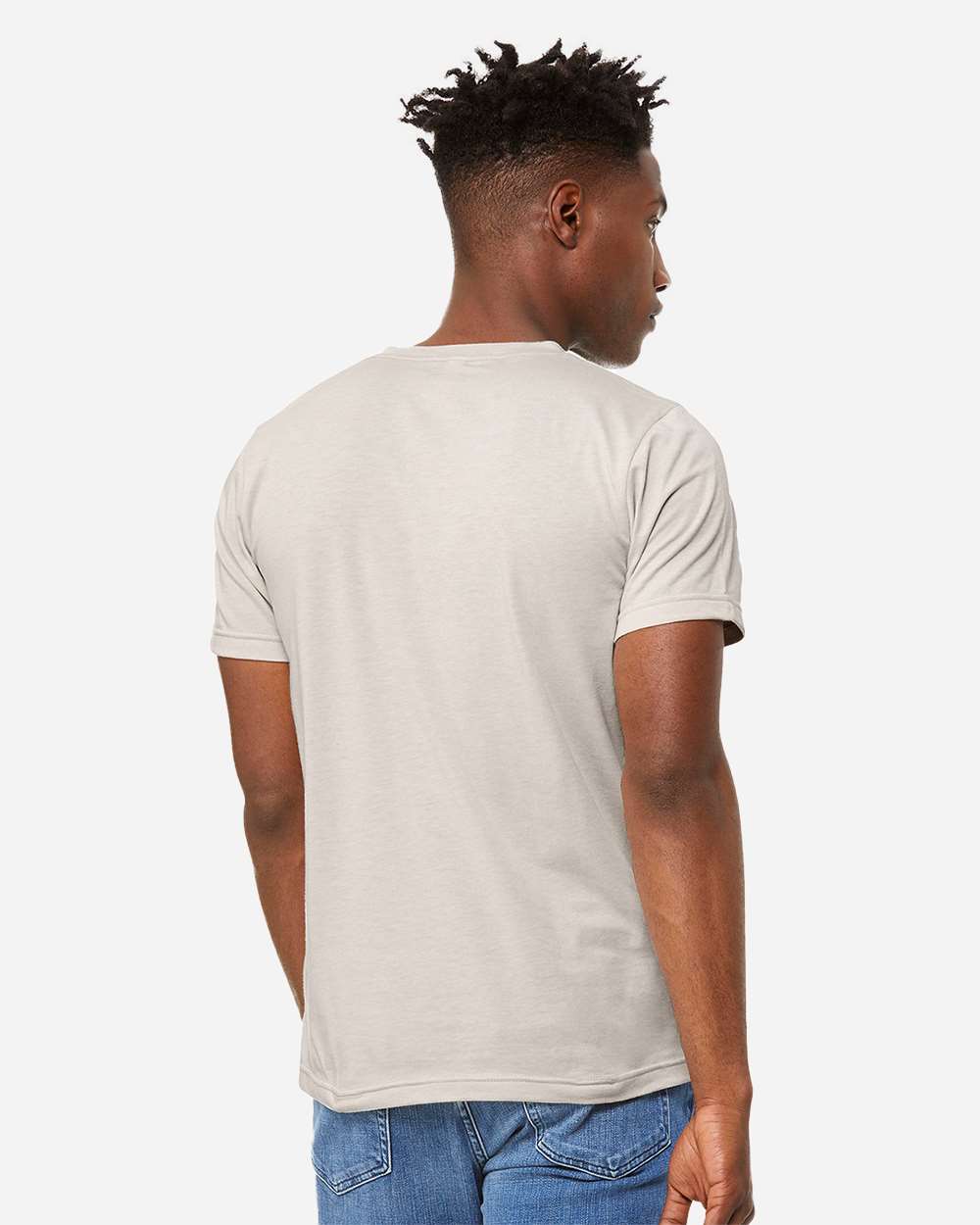 BELLA + CANVAS-3005CVC-Heather CVC V-Neck Tee - Image 28