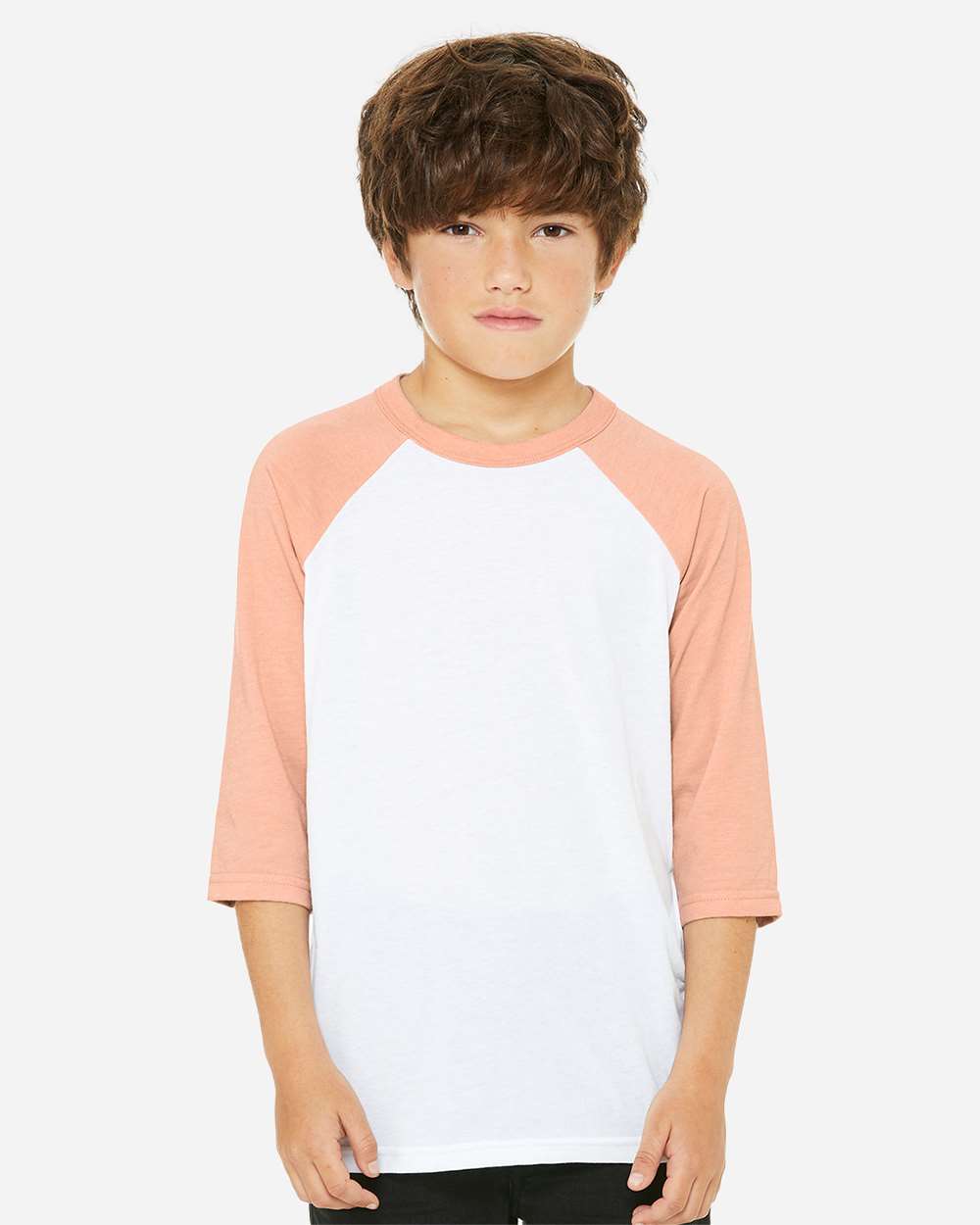 BELLA + CANVAS-3200Y-Youth Three-Quarter Sleeve Baseball Tee - Image 11