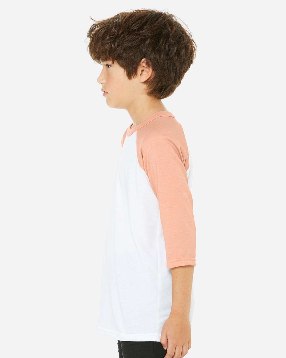 BELLA + CANVAS-3200Y-Youth Three-Quarter Sleeve Baseball Tee - Image 12
