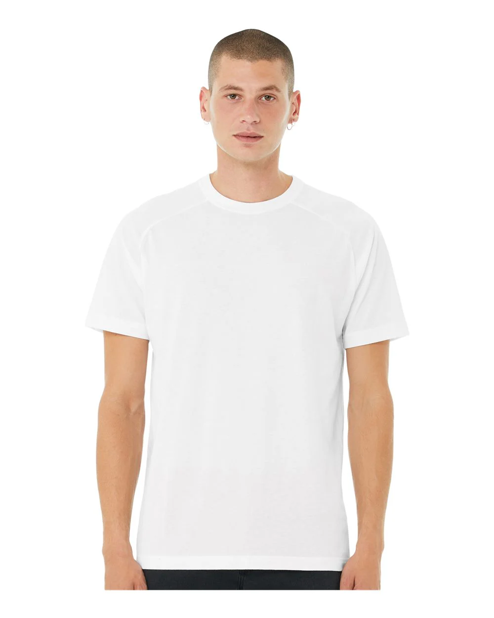 BELLA + CANVAS-3201-Heather CVC Raglan Tee - Image 50