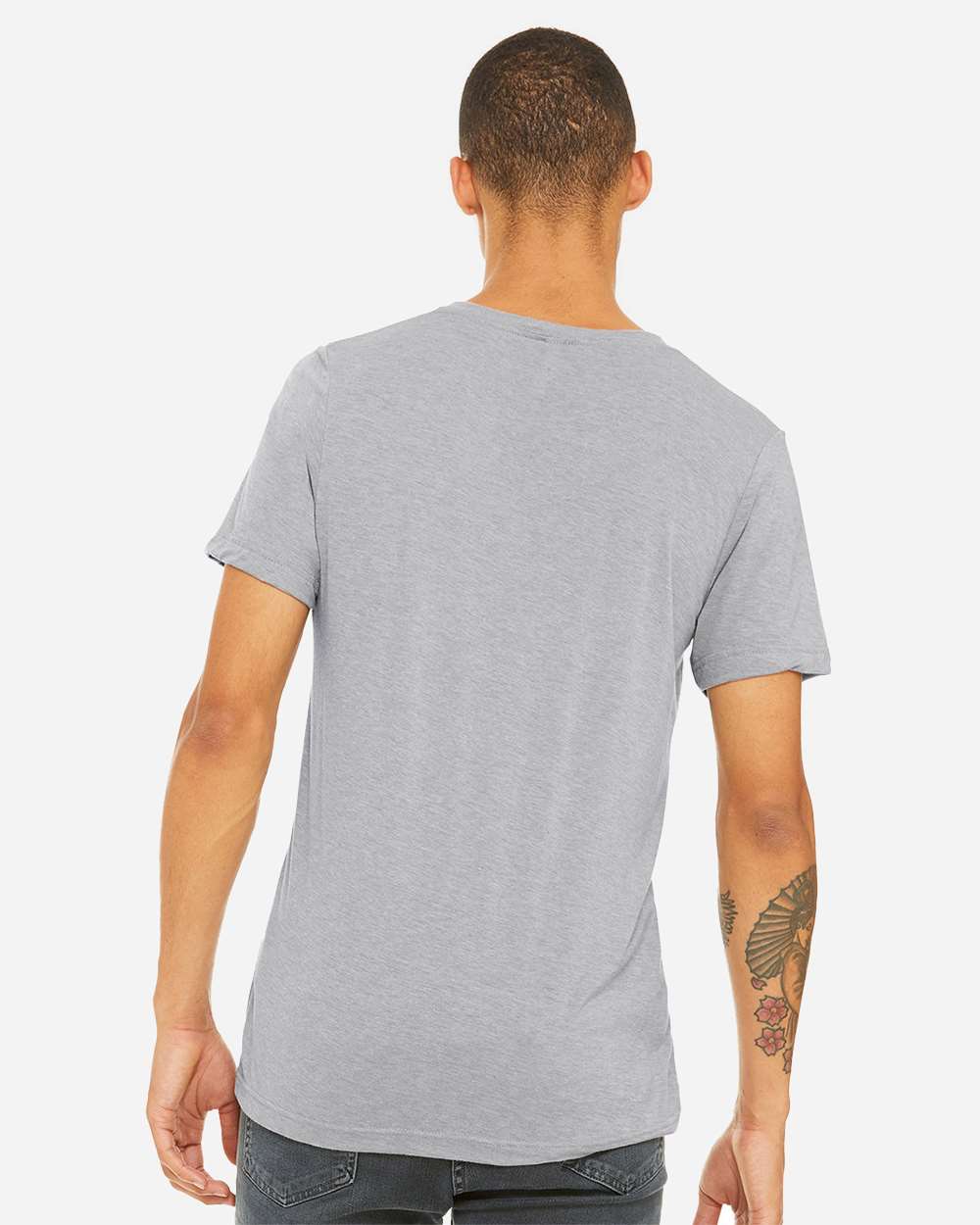 BELLA + CANVAS-3415-Triblend V-Neck Short Sleeve Tee - Image 13