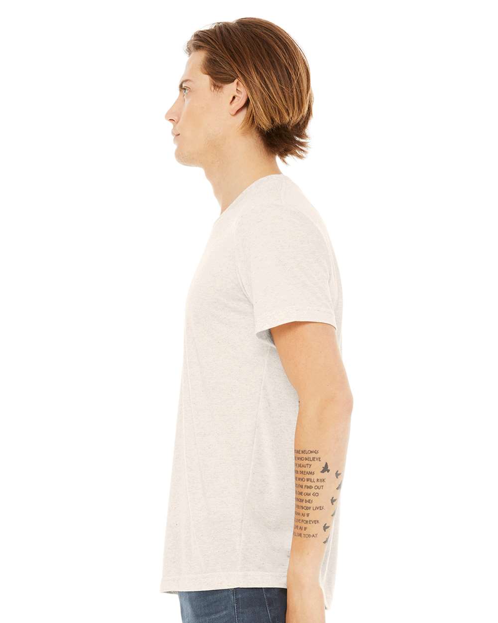 BELLA + CANVAS-3415-Triblend V-Neck Short Sleeve Tee - Image 49