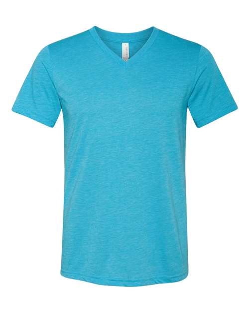 BELLA + CANVAS-3415-Triblend V-Neck Short Sleeve Tee - Image 86