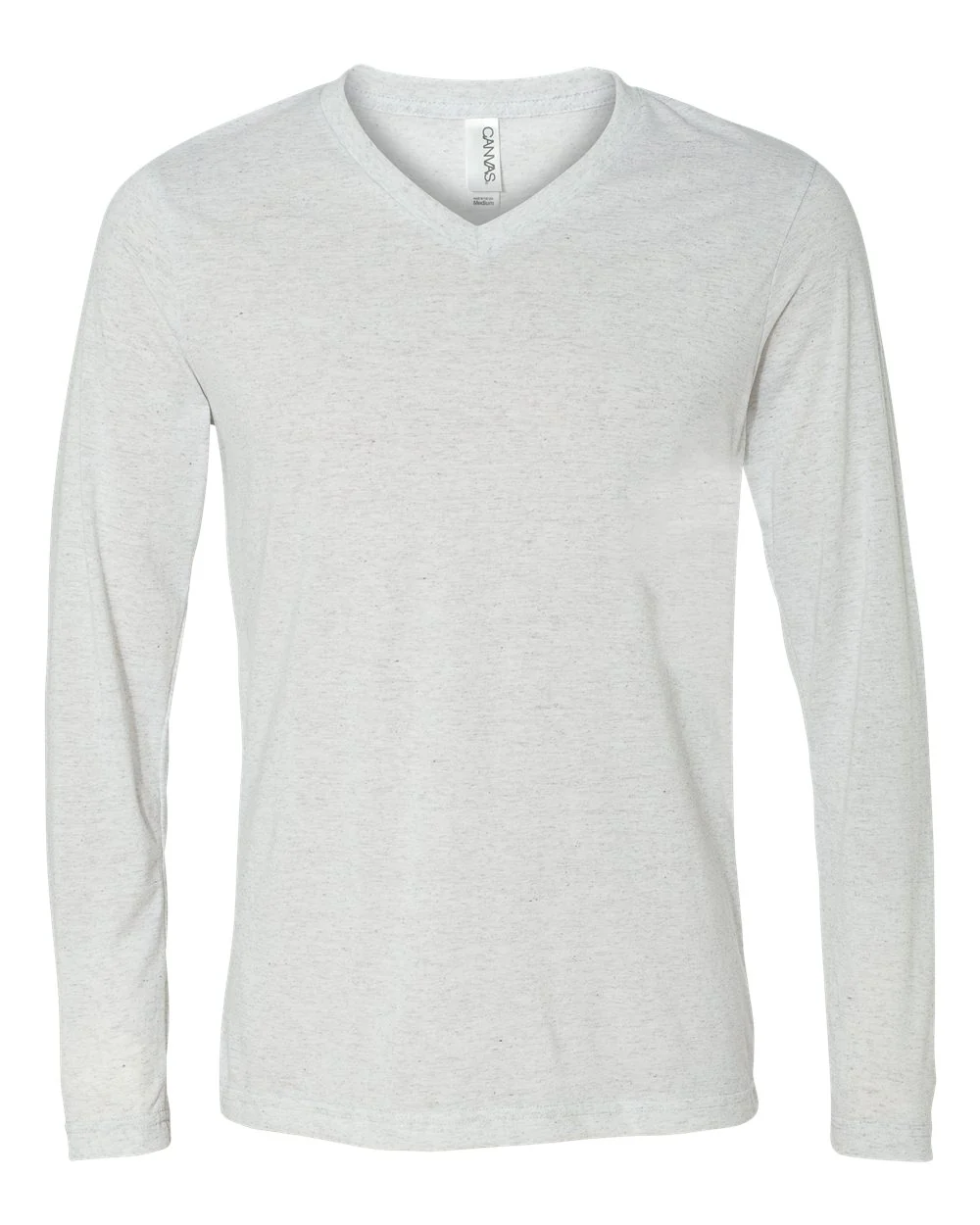 BELLA + CANVAS-3425-Long Sleeve V-Neck Tee - Image 5