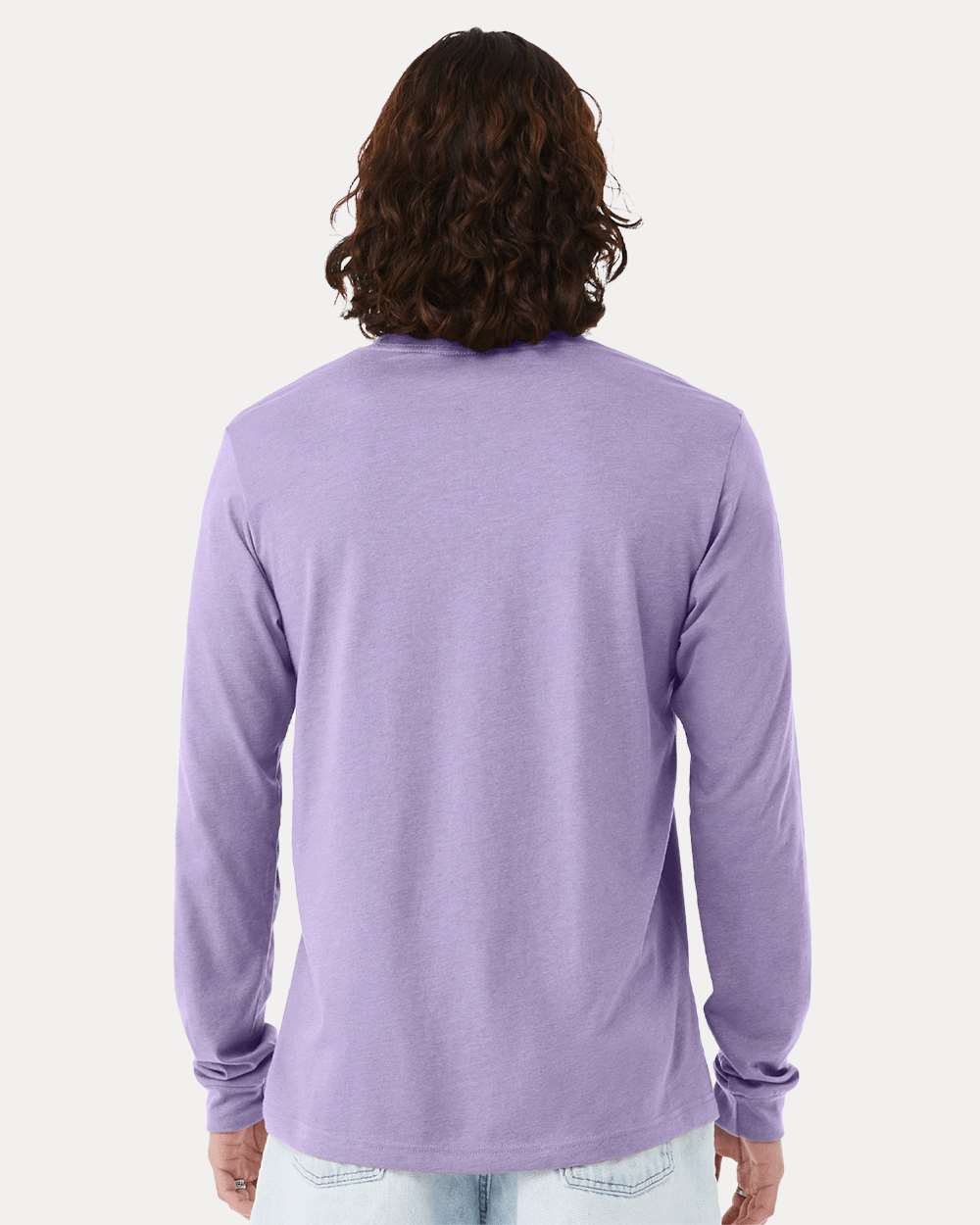 BELLA + CANVAS-3501CVC-Heather CVC Long Sleeve Tee - Image 43