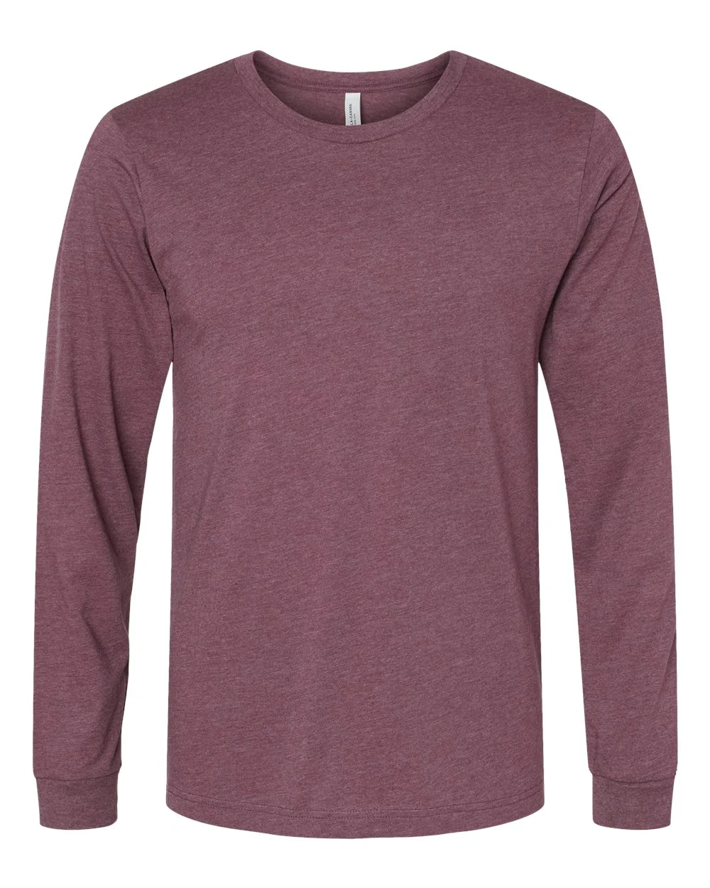 BELLA + CANVAS-3501CVC-Heather CVC Long Sleeve Tee - Image 65