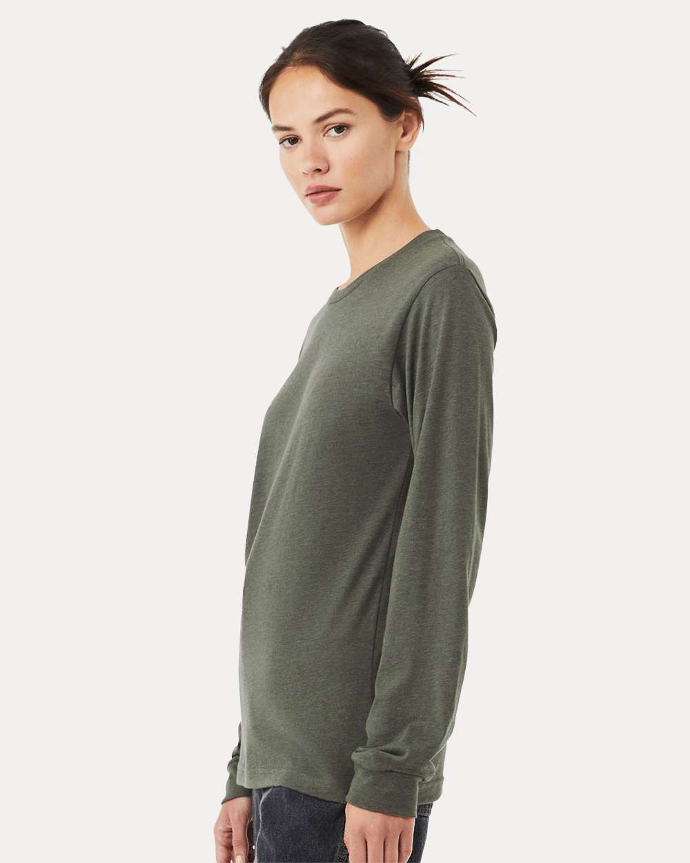 BELLA + CANVAS-3501CVC-Heather CVC Long Sleeve Tee - Image 87