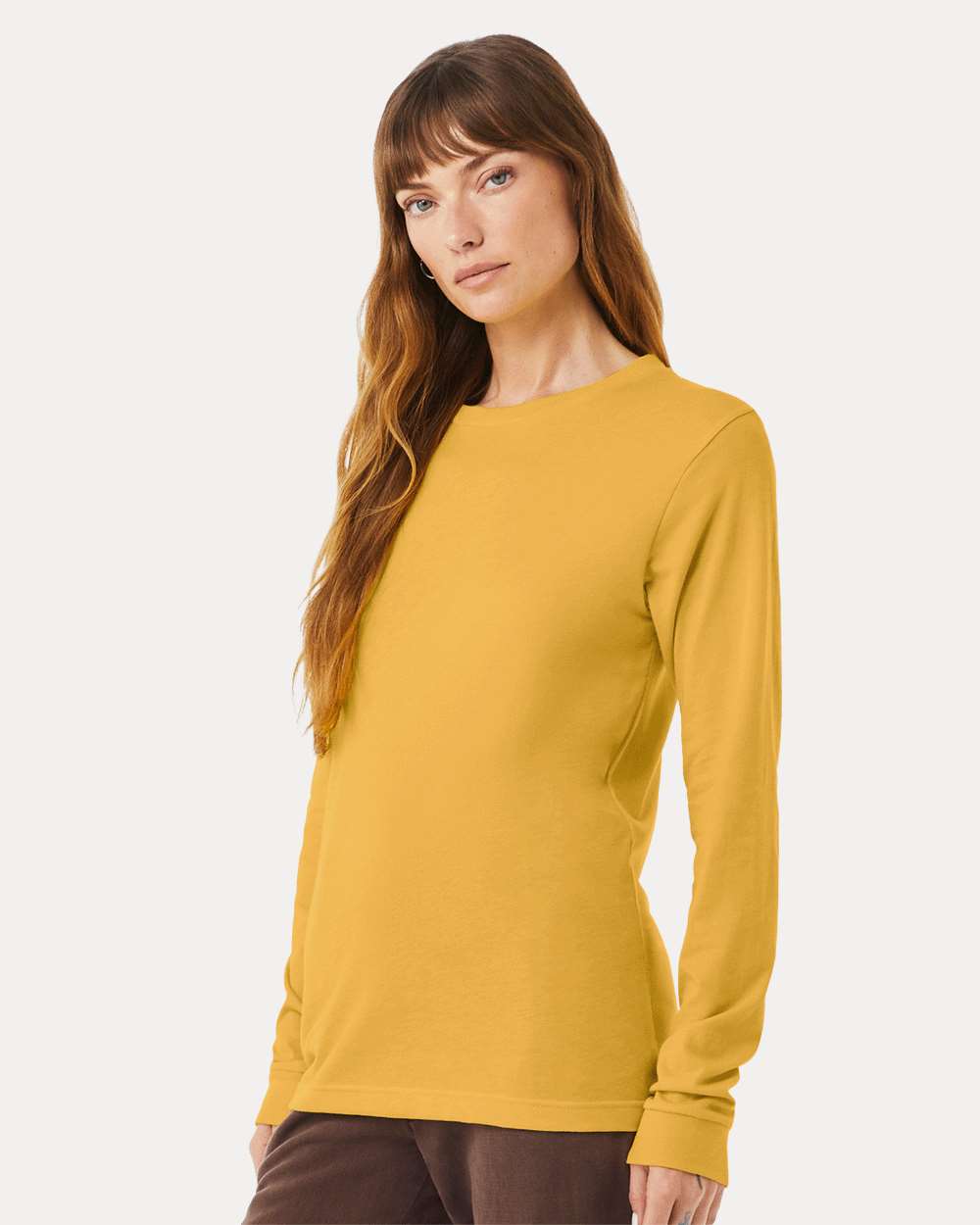 BELLA + CANVAS-3501CVC-Heather CVC Long Sleeve Tee - Image 93