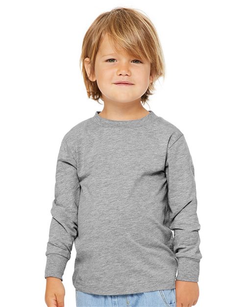 BELLA + CANVAS-3501T-Toddler Jersey Long Sleeve Tee - Image 24