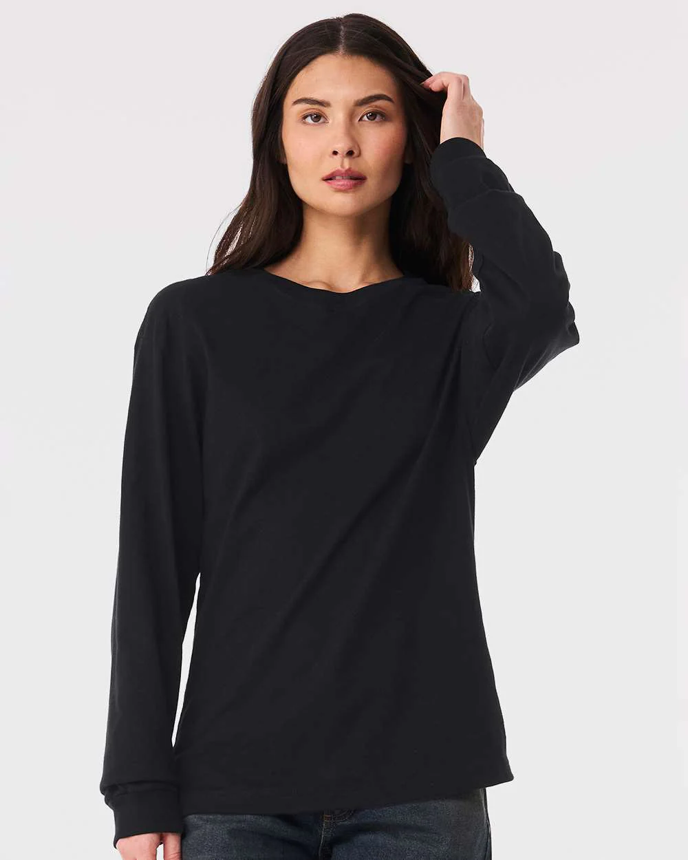 BELLA + CANVAS-3511-6 oz. Heavyweight Long Sleeve Tee - Image 59