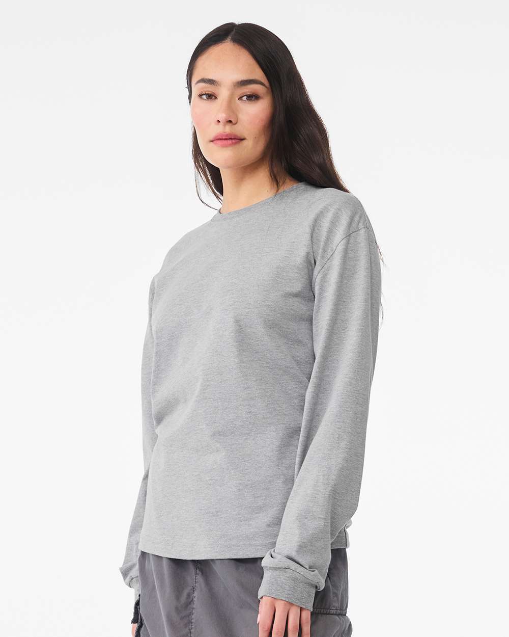BELLA + CANVAS-3511-6 oz. Heavyweight Long Sleeve Tee - Image 6