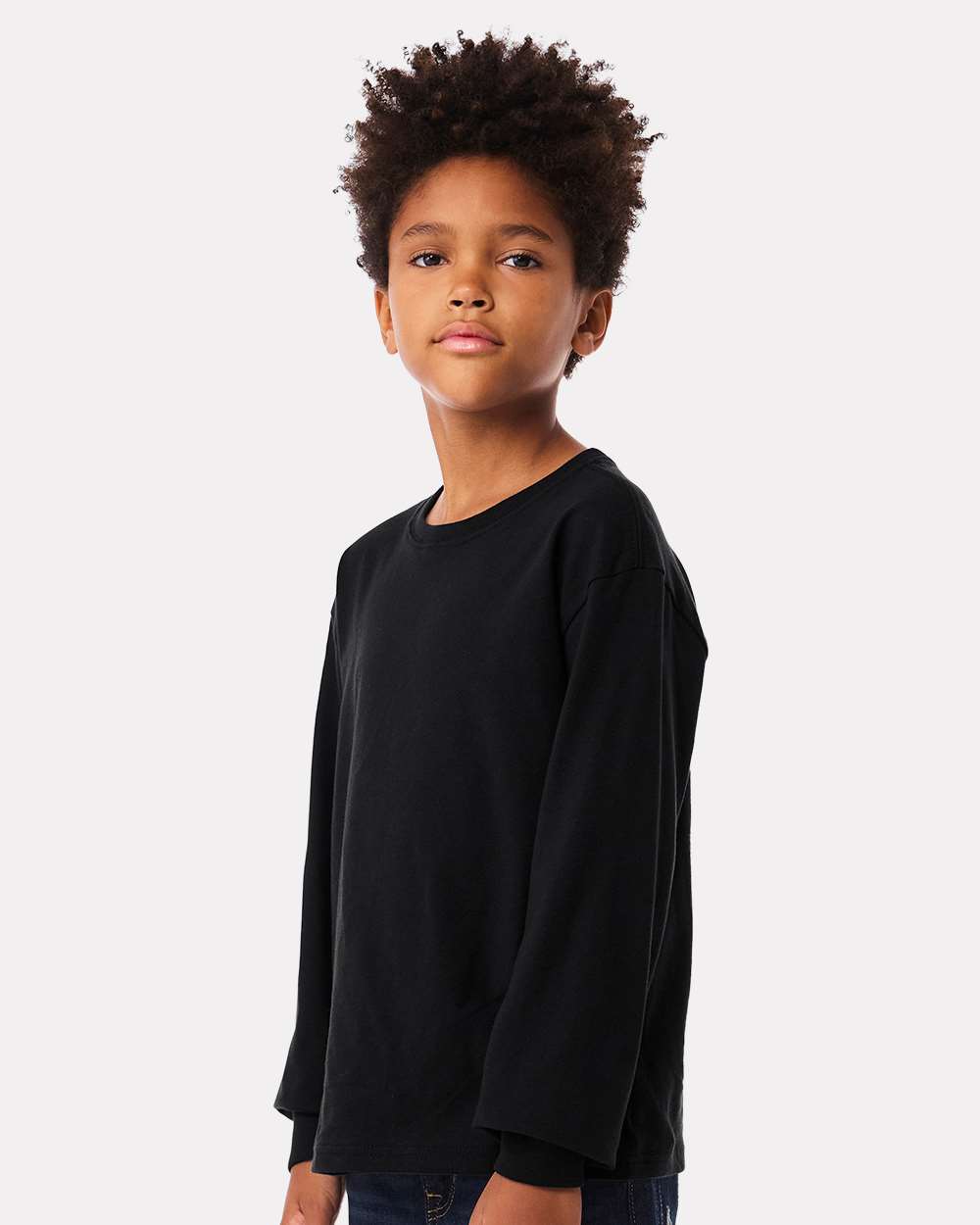 BELLA + CANVAS-3511Y-Youth 6oz. Heavyweight Long Sleeve Tee - Image 12
