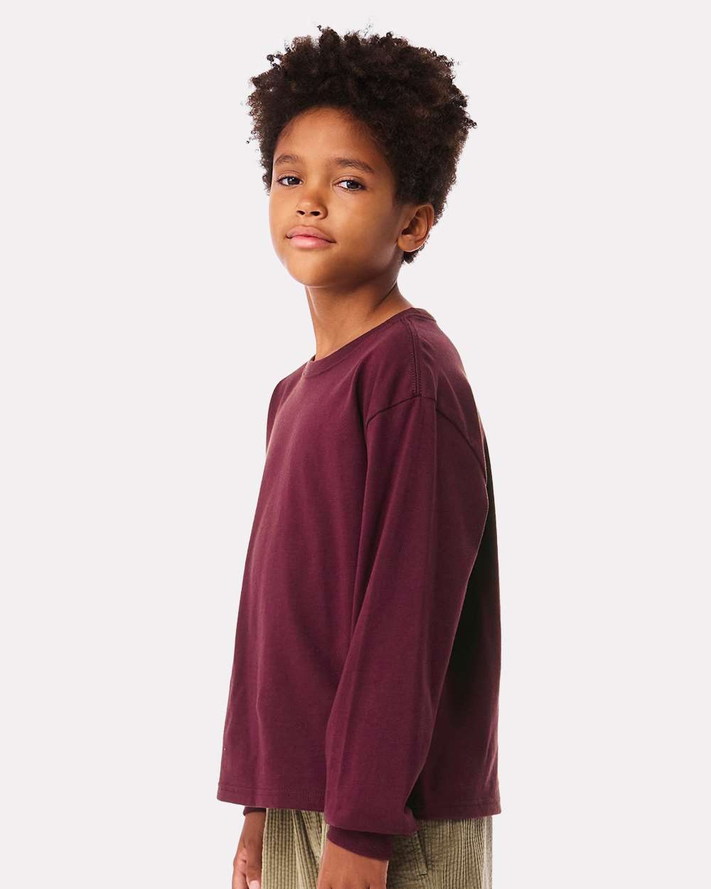 BELLA + CANVAS-3511Y-Youth 6oz. Heavyweight Long Sleeve Tee - Image 30