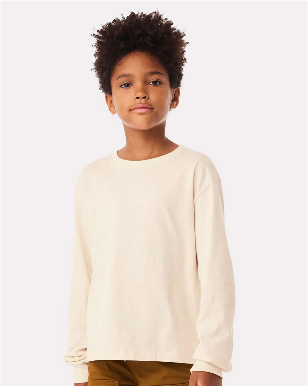 BELLA + CANVAS-3511Y-Youth 6oz. Heavyweight Long Sleeve Tee - Image 35