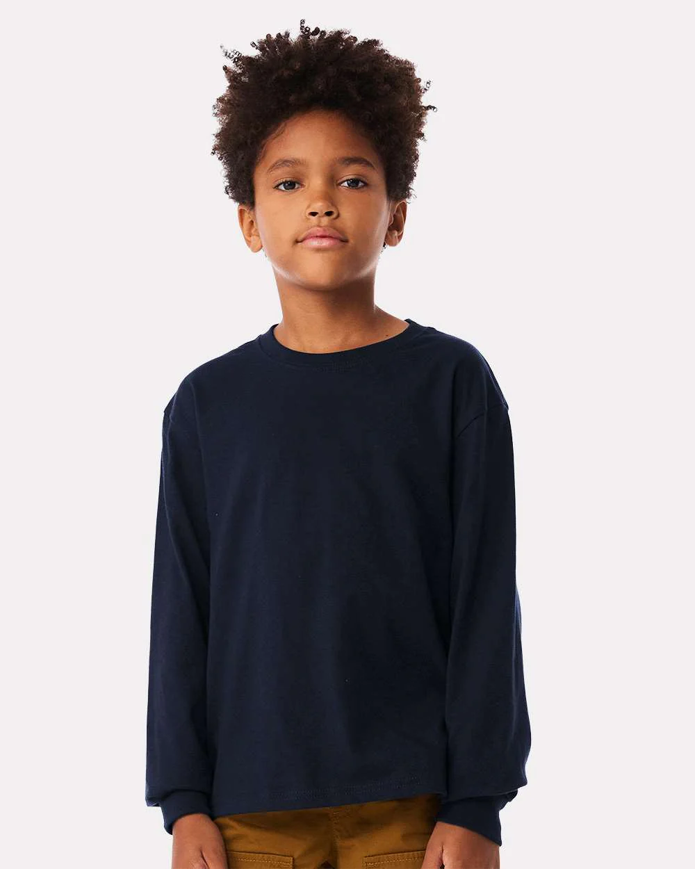 BELLA + CANVAS-3511Y-Youth 6oz. Heavyweight Long Sleeve Tee - Image 41