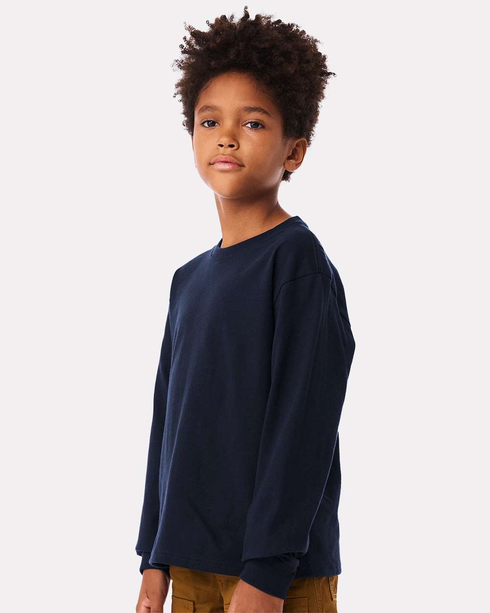 BELLA + CANVAS-3511Y-Youth 6oz. Heavyweight Long Sleeve Tee - Image 42