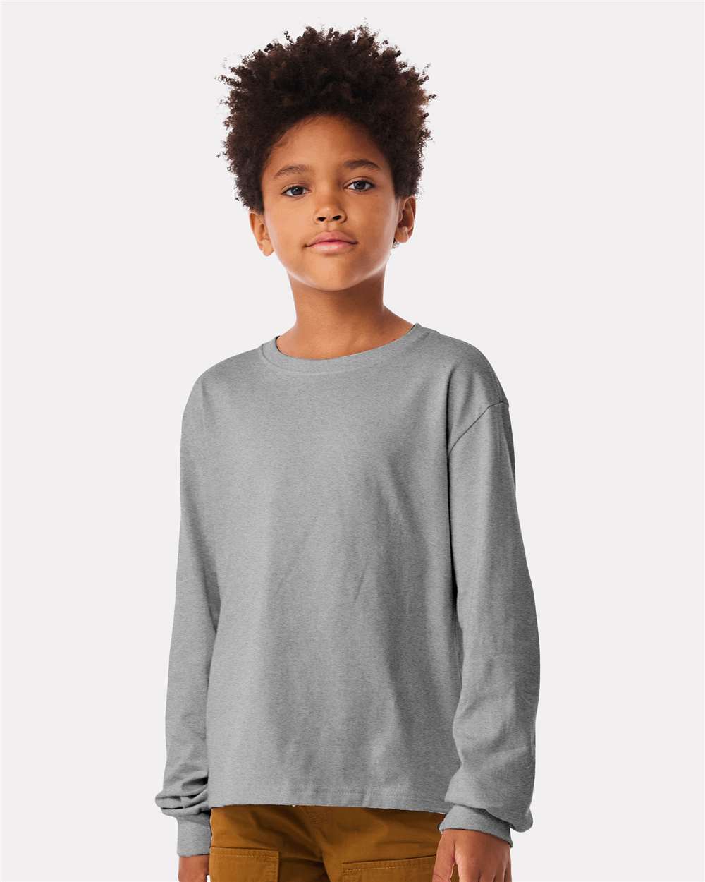 BELLA + CANVAS-3511Y-Youth 6oz. Heavyweight Long Sleeve Tee - Image 5