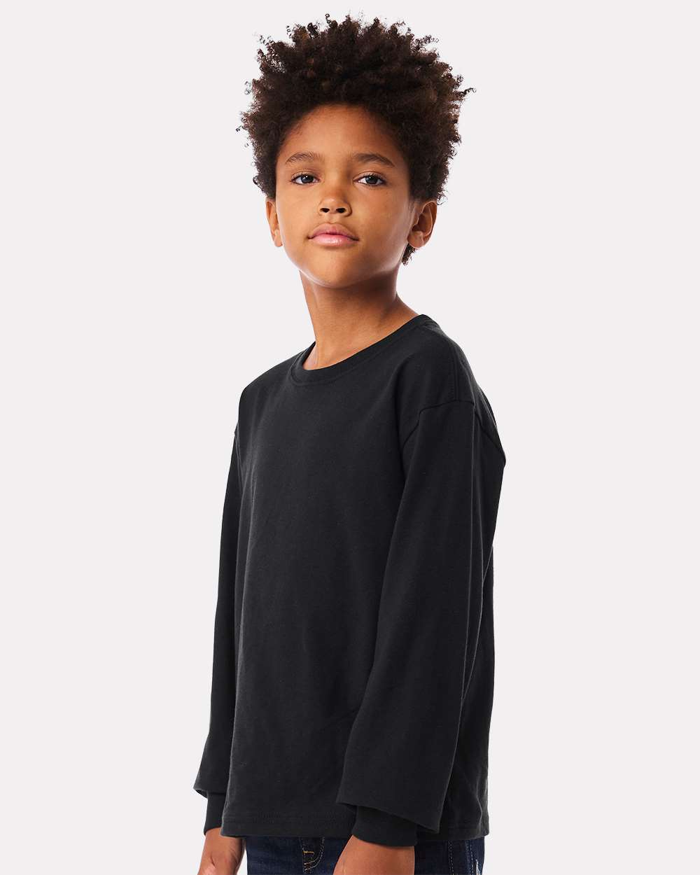BELLA + CANVAS-3511Y-Youth 6oz. Heavyweight Long Sleeve Tee - Image 60